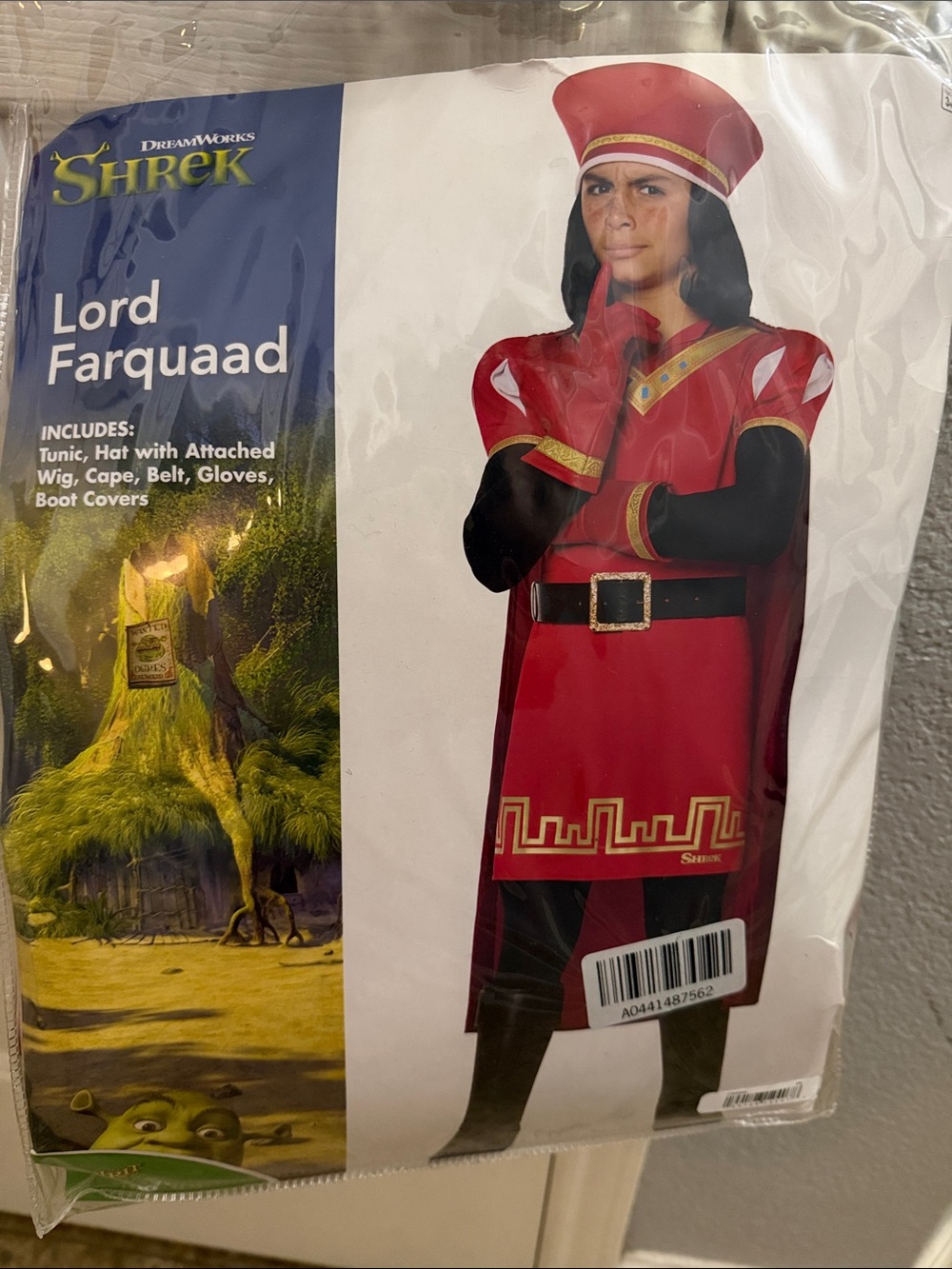 Dreamworks Lord Farquaad Red and Black Kids Costume
